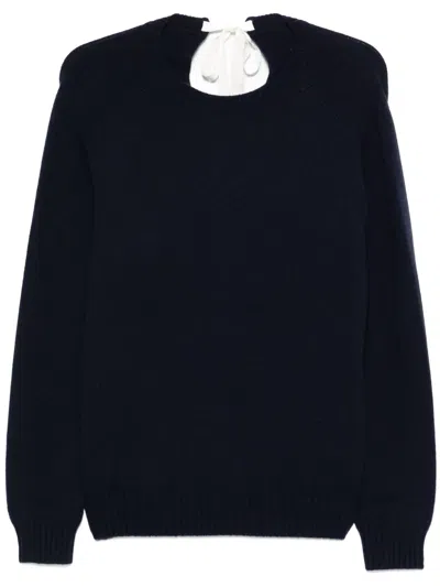 CARVEN TIE-BACK SWEATER