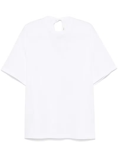 Carven Rear-tie T-shirt In White