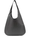 Carven Tommaso Curved-handle Tote Bag In Gray