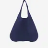 Carven Tommaso Leather Bag In Blue