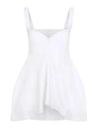 CARVEN COTTON POPELINE TOP