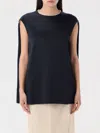 Carven Elegant Cocoon Top With Mock-pearl Trim