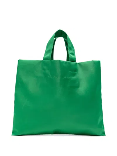 Carven Top Handle Tote Bag In Green