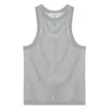 Carven Gray Silk Jersey Tank Top