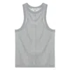Carven Gray Silk Jersey Tank Top
