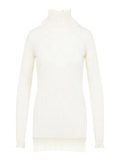 CARVEN SUÉTER CUELLO REDONDO - BEIS CLARO