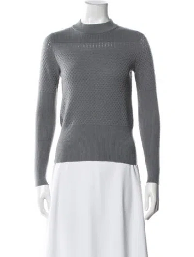 Pre-owned Carven Turtleneck Sweater In Blue