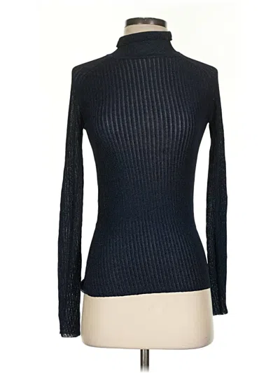 Pre-owned Carven Turtleneck Sweater In Blue