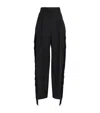 Carven Frined Trousers In Black