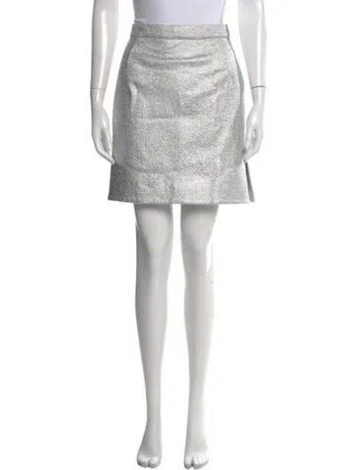 Pre-owned Carven Tweed Pattern Mini Skirt