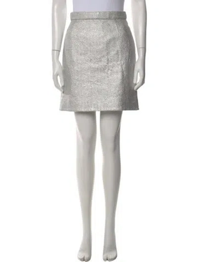 Pre-owned Carven Tweed Pattern Mini Skirt