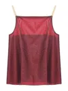 Carven Satin Tank Top