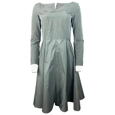 Pre-owned Carven Vintage  Black Mid Length Long Sleeve Dress Size 38