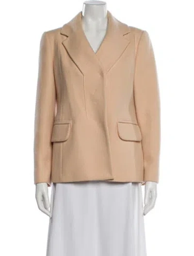 Pre-owned Carven Virgin Wool Blazer In Brown