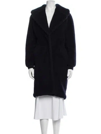 Pre-owned Carven Virgin Wool Coat In Blue
