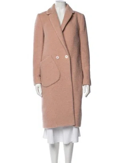 Pre-owned Carven Virgin Wool Coat In Brown