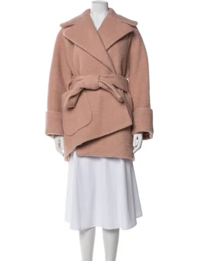 Pre-owned Carven Virgin Wool In Pink