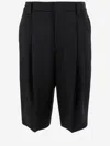 CARVEN VISCOSE MISTO BERMUDA PANTS