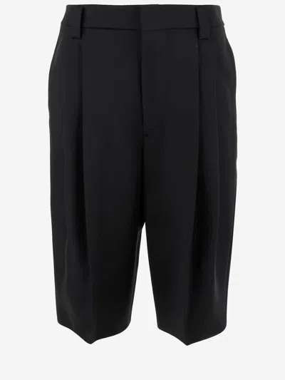 CARVEN VISCOSE MISTO BERMUDA PANTS