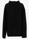 Carven Womens Collared Long-sleeve Woven Top Black