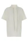Carven Women T-shirt With Scarf In White