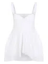 Carven Fitted Cotton Shirt With Adjustable Straps