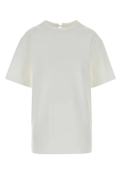 Carven Cotton T-shirt In Neutral
