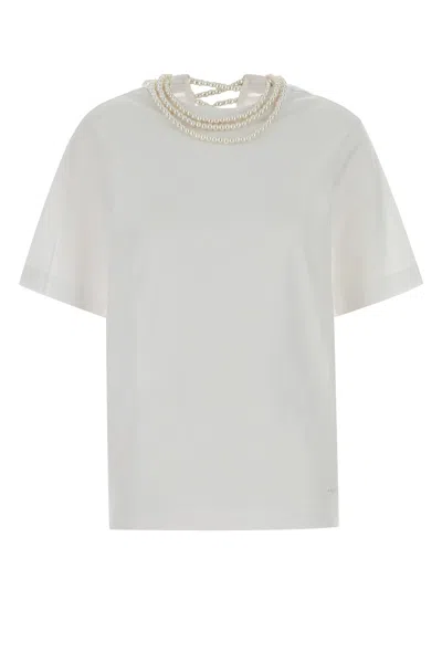 Carven White Cotton T-shirt