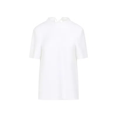 CARVEN CARVEN WHITE HIGH NECK SHIRT