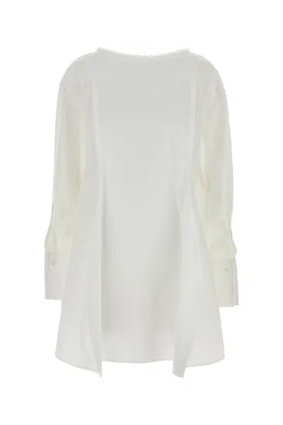 Carven White Poplin Esperanto Mini Dress