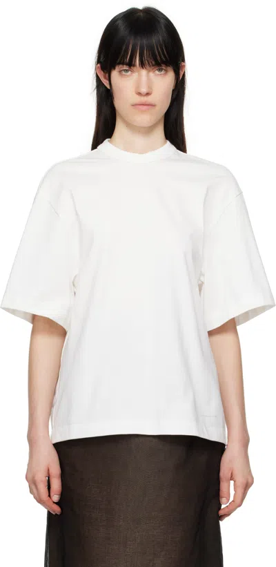 CARVEN WHITE SCARF T-SHIRT
