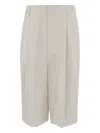Carven Double-pleats Bermuda Shorts