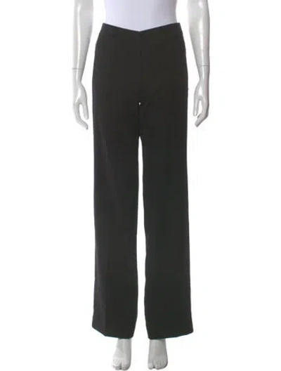 Pre-owned Carven Wide Leg Pants In Black