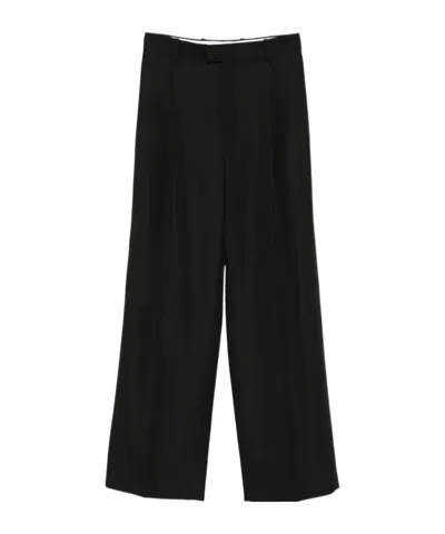 Carven Wide Leg Pants In Black