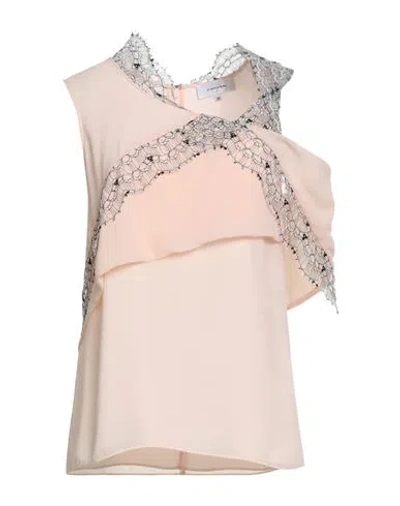 Carven Woman Top Light Pink Size 8 Polyester