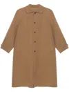 Carven Wool Coat In 褐色