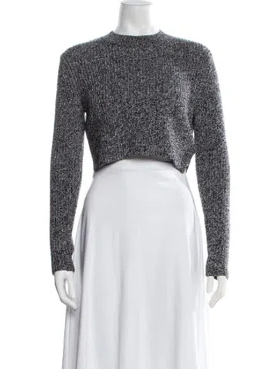 Pre-owned Carven Wool Crew Neck Sweater In Multicolor