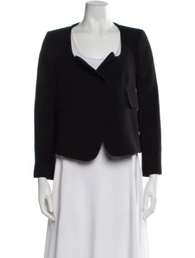 Pre-owned Carven Wool Evening Jacket In Black