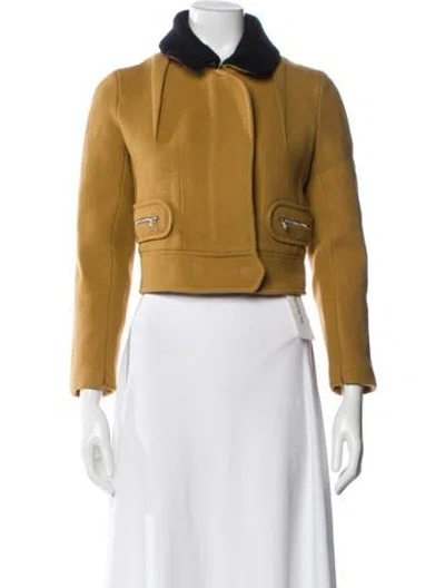 Pre-owned Carven Wool Jacket In Neutral