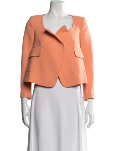 Pre-owned Carven Wool Jacket In Orange