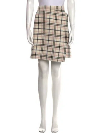 Pre-owned Carven Wool Knee-length Skirt In Pink