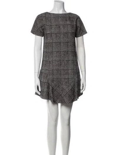 Pre-owned Carven Wool Mini Dress In Red