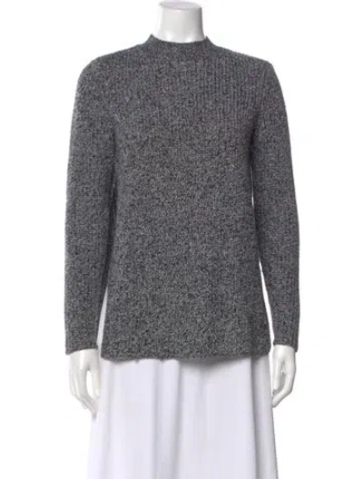 Pre-owned Carven Wool Mock Neck Sweater In Multi