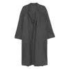 Carven Wool Single-breasted Coat In Gray