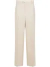 Carven Tr203 Straight Leg Trousers In 中性色