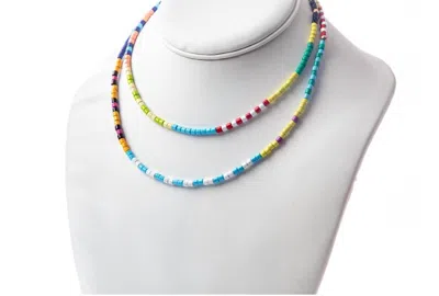 Caryn Lawn Big Sur Long Necklace In Shore Thing In Blue