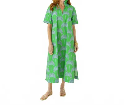 Caryn Lawn Georgia Dress In Palm In Green