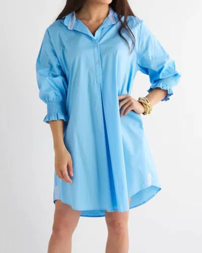 Caryn Lawn Kimberly Dress In Blue