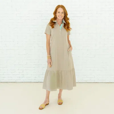 Caryn Lawn Maddie Dress In Cocoa In Brown