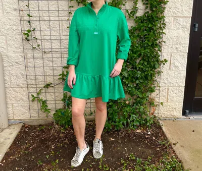 Caryn Lawn Maggie Dress In Green